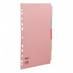 Concord Commercial Subject Dividers 5-Part A4 Assorted Ref 51099