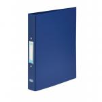 Elba Ring Binder Heavyweight PVC 2 O-Ring Size 25mm A4 Blue Ref 400001508 Pack of 10