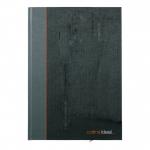 Collins Ideal Manuscript Book Casebound 80gsm Ruled 192 Pages A4 Black Ref 6428