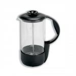 Emsa Neo Cafetiere Glass Heat-resistant and Stainless Steel 8 Cup Black Trim Ref 1225089700