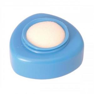 Cheap Stationery Supply of Sponge Damper in Small Triangular Tray Non Slip Base Office Statationery