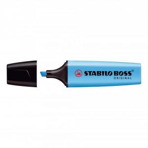 Cheap Stationery Supply of Stabilo Boss Highlighters Chisel Tip 2-5mm Line Blue 70/31/10 Pack of 10 Office Statationery