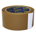 Sellotape Case Sealing Tape Vinyl 50mm x 66m Buff Ref 0246 Pack of 6