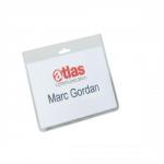 Durable Name Badges Security Without Clip W90x60mm Ref 813519 [Pack 20]