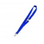 Durable Necklace Textile with Safety Closure for Name Badge Blue Ref 8137-07 [Pack 10]