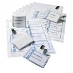 Durable Name Badge Set Visitor Assorted 20 Badges 60x90mm and 4 Insert Sheets Ref 8181-00