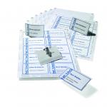 Durable Name Badge Set Combi Clip Assorted 20 Badges 54x90mm and 3 Insert Sheets Ref 8182-00