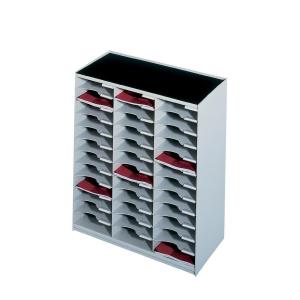 Cheap Stationery Supply of Paperflow Modulodoc Mailsorter Plastic Stackable 36x A4 Compartments W674xD308xH791mm Grey 80302 Office Statationery