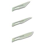 Metal Scalpel Handle Nickel Plated No.3 with 4 Blades
