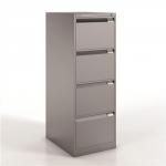 Bisley BS4E Filing Cabinet 4-Drawer H1321mm Goose Grey Ref BS4E-73