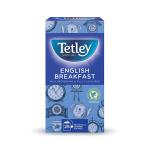 Tetley Tea Bags English Breakfast Drawstring in Envelope Ref 1278 [Pack 25]
