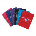 Campus Notebook Laminated Card Cover Wirebound 140 Pages 2 Hole 90gsm A5Plus Ref 400013922 Pack of 5