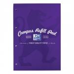 Campus Refill Pad Laminated Card Cover Headbound 120 Pages 90gsm A4 Ref 400013925 Pack of 5