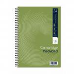 Cambridge EveryDay Notebook Wirebound Recycled 100 Pages 70gsm A4 Ref 400020193 [Pack 5]