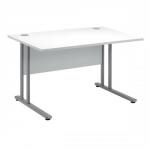Sonix Style Cantilever Desk Rectangular W1200xD800xH725mm White