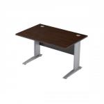 Sonix Premier Cantilever Desk Rectangular W1200xD800xH725mm Dark Walnut