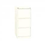 Bisley BS3E Filing Cabinet 3-Drawer H1016mm White Ref 101222