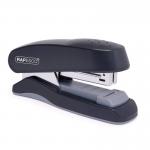 Rapesco Flat Clinch Stapler Half Strip 26/6 Black Ref 1064