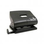 Rapesco Eco Punch 2-Hole Recycled ABS Casing Capacity 22x 80gsm Black Ref 1086