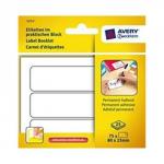 Avery Multipurpose Labels Pad Permanent 80x23mm White Ref 5054 [100 Labels]