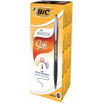 Bic Atlantis Premium Ball Pen Retractable Rubber Grip 1.0mm Black Ref 902133 [Pack 12]