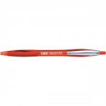 Bic Atlantis Premium Ball Pen Retractable Rubber Grip 1.0mm Red Ref 902134 [Pack 12]