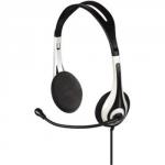 Computer Headset Ultra Light 1m Cable Black