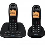 BT 1500 Twin Handset DECT Telephone Cordless Answering Machine Ref 66857