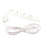 Extension Lead 4-Way Socket 1m Cable