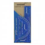 Remarkable Biodegradable Geometry Set Blue