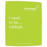 Remarkable Recycled Packaging Ring Binder 2 O-Ring Size 25mm A4 Lime Green [Pack 10]
