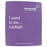 Remarkable Recycled Packaging Ring Binder 2 O-Ring Size 25mm A4 Purple [Pack 10]