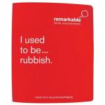 Remarkable Recycled Packaging Ring Binder 2 O-Ring Size 25mm A4 Red [Pack 10]