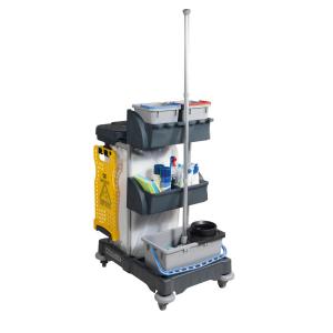 Cheap Stationery Supply of Numatic Xtra-Compact XC-1 Cleaning Trolley with 3 Buckets and 2 Tray Units W570xD820xH1060mm XC1/TM Office Statationery