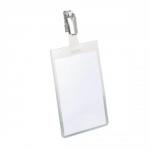 Durable Name Badges Security with Rotating Clip 90x60mm Ref 8002 [Pack 25]