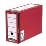 Fellowes Bankers Box Premium Transfer File Red and White Ref 00058-FF Pack of 10