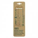 Linex Nature Ruler Biodegradable Bevelled and Tracing Edges 200mm Clear Ref LXON1020