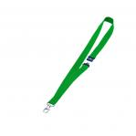 Durable Necklace Textile with Safety Closure for Name Badge Green Ref 8137-05 [Pack 10]