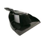 Bentley Dustpan and Brush Set Black and Chrome Ref HL8001/G