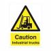 Cheap Stationery Supply of Stewart Superior Caution Industrial Trucks Sign Self Adhesive PVC 150x200mm WO135PVC Office Statationery