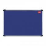 Nobo Euro Plus Noticeboard Felt with Fixings and Aluminium Frame W1831xH1220mm Blue Ref 30230184