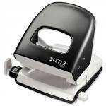 Leitz Nexxt 5008 Punch 2-Hole Metal Medium-duty Capacity 30x 80gsm Black and Grey Ref 5008-00-95