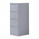 Bisley BS4E Filing Cabinet 4-Drawer H1321mm Silver Ref 1643-55