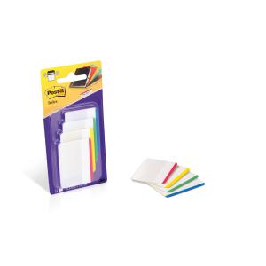 Cheap Stationery Supply of Post-it Index Filing Tabs Strong Flat 51x38mm Six Each of 4 Colours Assorted 686-F1 Pack of 6 Office Statationery