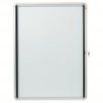 Nobo Noticeboard for Exterior Glazed Case Lockable Magnetic Steel 9xA4 W792xD85xH1040mm Ref 1902580