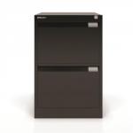 Bisley BS2E Filing Cabinet 2-Drawer H711mm Black Ref BS2E-33