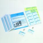Durable Visitors Book Refill of 100 W90xH60mm 80gsm Badge Inserts Ref 1464-00
