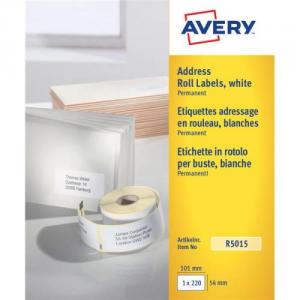 Cheap Stationery Supply of Avery Label Printer Roll Addressing Labels 101x54mm R5015 Roll of 220 Office Statationery