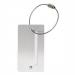 Cheap Stationery Supply of Alumaxx Luggage Tag Aluminium with Screw Closure W78xD45xH3mm Silver 40503 Office Statationery