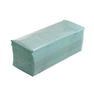 Cheap Stationery Supply of Hostess Hand Towels Single Ply 224 Sheets per Sleeve 240x240mm Green 6871 24 Sleeves Office Statationery